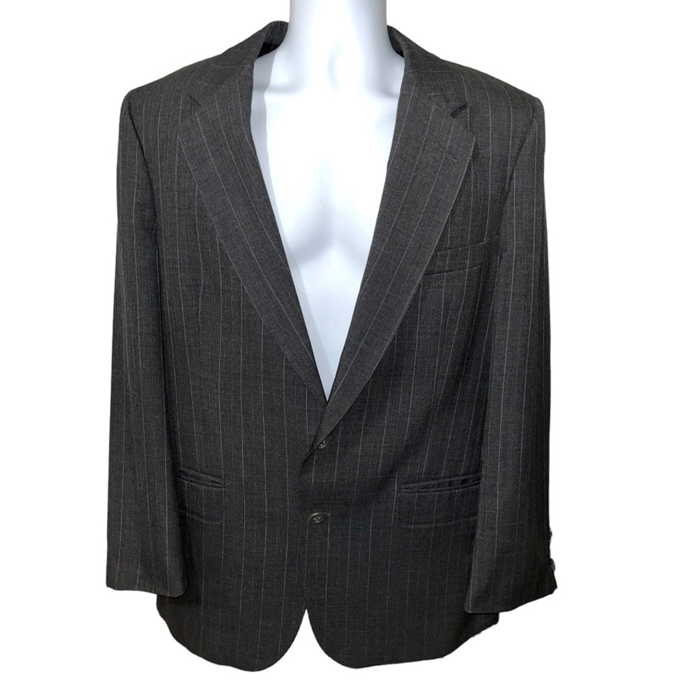 Men’s Vintage Burberry Jacobson’s Dark Gray Sports Coat - 42R